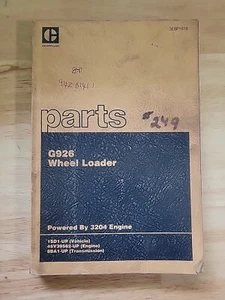 CAT CATERPILLAR G926 RADLADER TEILEBUCH HANDBUCH S/N 1SD1-UP - Bild 1 von 6