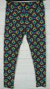 Leggings para mujer LuLaRoe verde, amarillo, rosa, negro y azul talla TC nuevos - Imagen 1 de 3