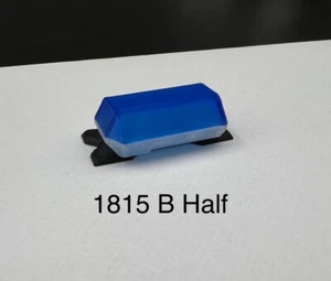 1/18 Scale Blue Half Code 3 MX7000 Lightbar W/ Internal Lens Police Sheriff Fire - Picture 1 of 7