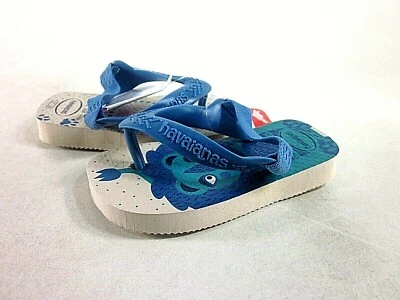 Sandalias Havaianas Unisex Niños Bebé Mascotas Beige/Azul EE. UU. Talla 4C EUR 19-20 Foto 1 de 4