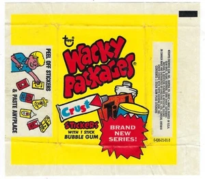 1973 Topps Wacky Packages 3rd Series 3 WAX PACK WRAPPER 0-436-21-01-3 - Picture 1 of 1