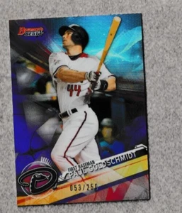 #D 53/250 PAUL GOLDSCHMIDT 2017 Bowman's Best PURPLE REFRACTOR New York Yankees - Picture 1 of 2