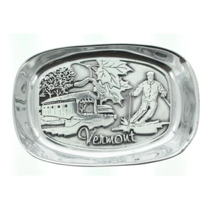 Wilton Vermont Decorative Plate Bread Platter Serving Dish Tray Gift, Silver - Picture 1 of 5