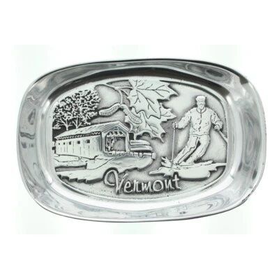 Wilton Vermont Decorative Plate Bread Platter Serving Dish Tray Gift, Silver - Image 1 of 4
