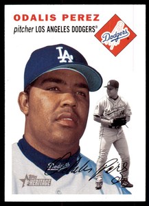 2003 Topps Heritage Odalis Perez Los Angeles Dodgers #266