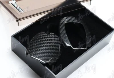 Real Carbon Fiber Remote Key Shell Cover Case For Mercedes-Benz C180/200/250/300 - Image 1 of 4