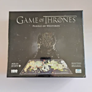 Game of Thrones Puzzle of Westeros 3D Jigsaw Puzzle 4D Cityscape HBO 30" x 18" - Picture 1 of 5