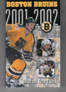 Boston Bruins 2001-02 NHL Media Guide & Record Book   - Picture 1 of 4