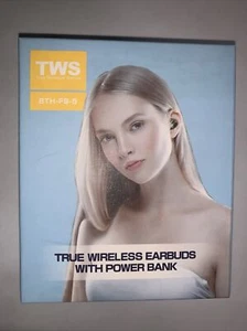 BN TWS BTH-F9-5 VERI AURICOLARI WIRELESS CON POWER BANK F9-5 (NUOVI) - Foto 1 di 2