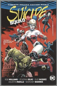 Suicide Squad Deluxe Vol 3 HC DC 2018 NM 21 - 32 Harley Quinn - Picture 1 of 2