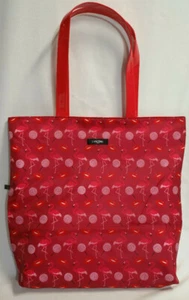 Bolso de Mano Reversible Lancome Flamingo Labios/Rosa Rojo Bloque de Color Playa Bolsa de Comestibles - Imagen 1 de 8
