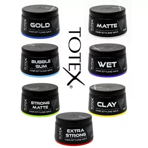 Totex Hair Styling Wax Pomade, Matte, Clay, Paste, Matte look Aqua Gel Wax 150ml - Picture 1 of 15