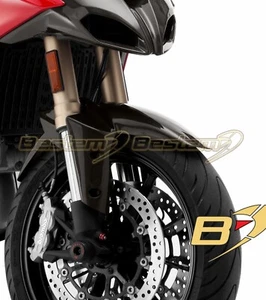 2010-2021 Ducati Multistrada 1200 /S Carbon Fiber Front Fender Mud Guard Hugger - Picture 1 of 7