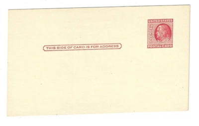 US  Franklin   Cards. 2 Cent. US UX38. NEW WITH IN BACK THE EVANGELICAL CHURCH - Image 1 of 2