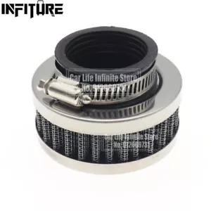 50mm Universal Motorcycle Metal Pod Air Intake filter Cleaner Generator For ATV - Picture 1 of 7