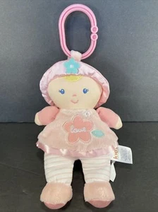 Kids Preferred Music Pink Baby Doll Love Plush Lovey You Are My Sunshine Clip On - Picture 1 of 8