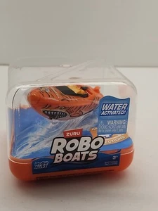 Zuru Robo Alive Series 1 Roboterboote Shark Boat orange - Bild 1 von 5