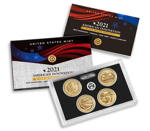 2021 American Innovation $1  Reverse Proof Coin Set Cover