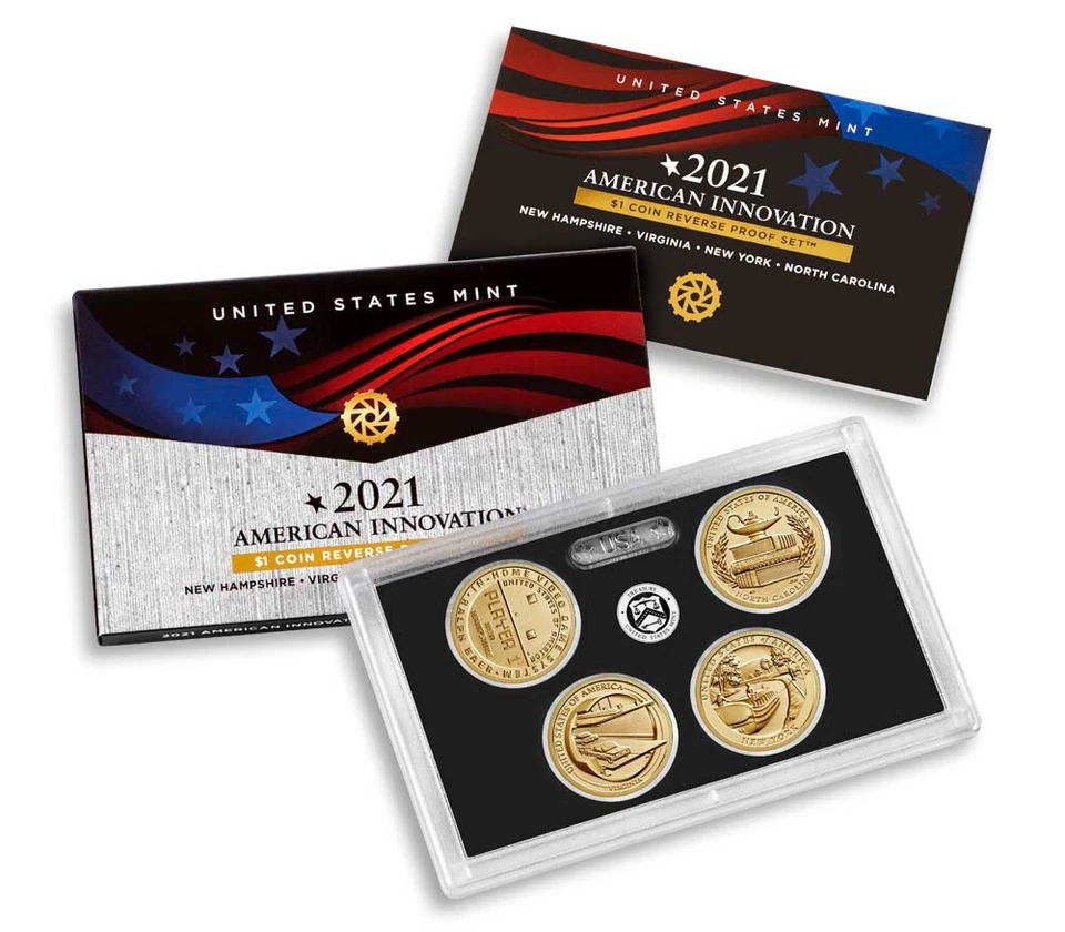 2021 American Innovation $1  Reverse Proof Coin Set - Image 1 of 4