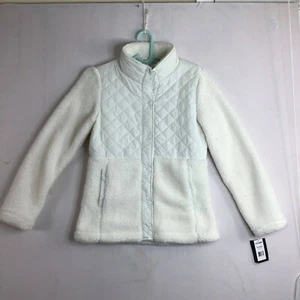 Steve Madden Womens Off White Quilted Jacket Full Zip Casual Size S - Picture 1 of 10