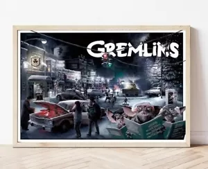 Gremlins Filmplakat, einzigartige Kinokunst - Bild 1 von 4