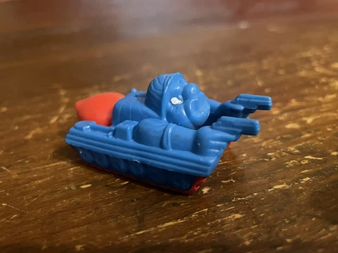 Army Ants Pig-out Artillery Team Blue Tank Hasbro Vintage 1987 Cover