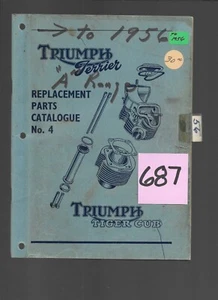 Triumph 1956 Terrier Tiger Cub Replacement Parts #687 - Imagen 1 de 1