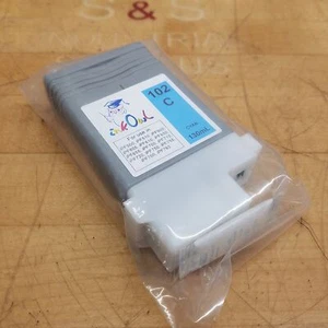 Tanque de tinta cian InkOwl JCA-102C, 130 ml - NUEVO - Imagen 1 de 4