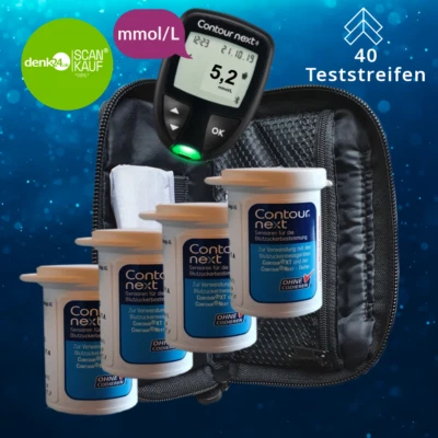 Contour next ⭐️mmol/l Neu Gerät +⭐️⭐️⭐️⭐️⭐️40 Sensoren Contour next ►Händler◄  - Bild 1 von 4