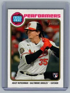 2023 Topps Heritage - NA-3 - Adley Rutschman - Baltimore Orioles - Insert - Base - Picture 1 of 2