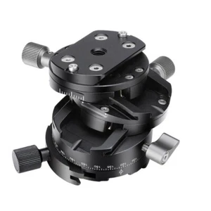 Leofoto G2 GEAR HEAD 3 In 1 Panoramic Geared Ball head Tripod Head Black NEW - Picture 1 of 13