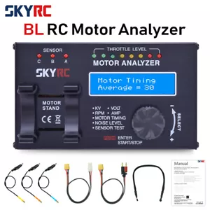 SKYRC Motor Analyzer Brushless Checker Tester KV Rpm Amp Sensor Test SK-500020 - Picture 1 of 13