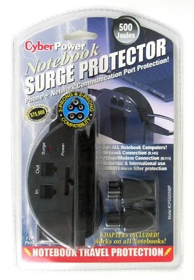 CyberPower - Notebook Surge Protector - New - 500 Joules - Image 1 of 4