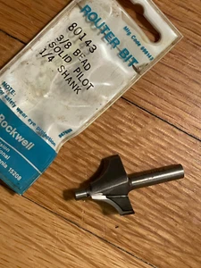 NOS USA Rockwell Router Bit 80143 3/8" bead 1/4" shank for cabinet wood working - Picture 1 of 8