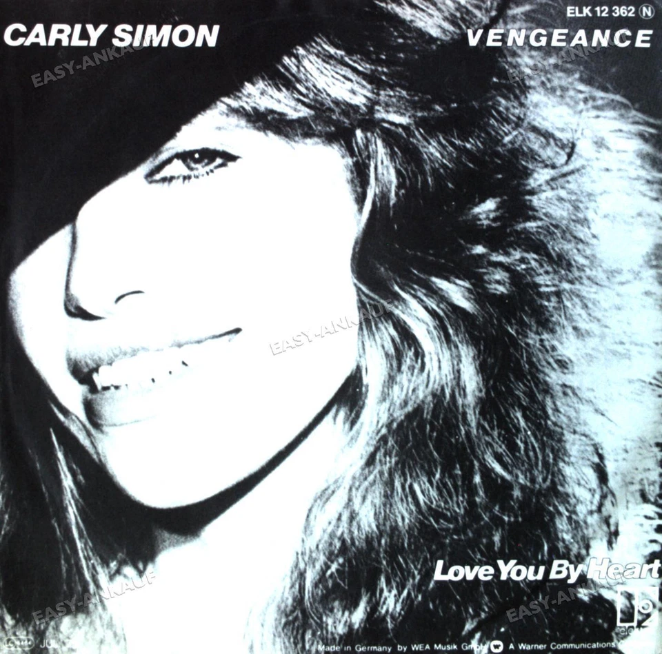 Carly Simon - Vengeance (Stereo) 7in (VG+/VG+) ' - Image 1 of 1