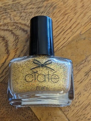 Mini esmalte Ciate arte glitter. Ouro. Glitter todo o caminho... Novo.  - Imagem 1 de 4