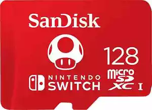 Genuine SanDisk - 128GB microSDXC Memory Card for Nintendo Switch - No Box - VG - Picture 1 of 1
