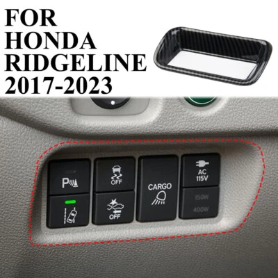 ​Carbon fiber style side console headlight switch panel trim for Honda Ridgeline - Image 1 of 4