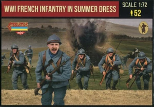 STRELETS Miniatures 1/72 – M134 - WWI French Infantry in Summer Dress - Picture 1 of 1