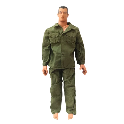 Trousers Jacket 1:6 Army GI JOE WWII us Ultimate Soldier Dragon BBI KEN Figure W Cover