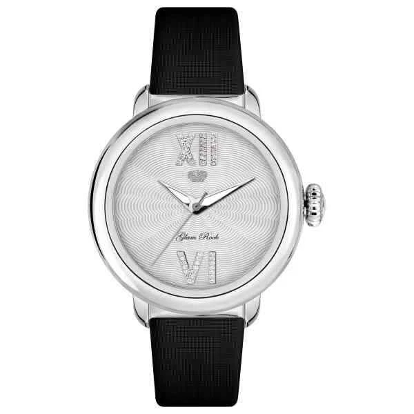 Glam Rock Women's Bal Harbour Swiss Made Quartz Black Satin 40mm Watch (NO BOX) - Image 1 of 1