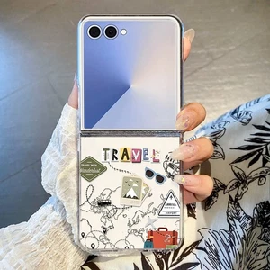 Funda rígida transparente a prueba de golpes para Samsung Galaxy Z Flip 7 Flip6 Flip 5/4/3 - Imagen 1 de 24