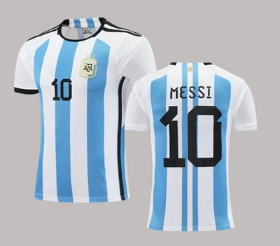 Camiseta Messi #10 Mundial Argentina Nueva (Talla - Adulto S) Foto 1 de 2