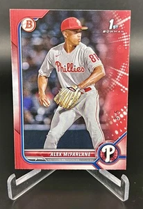 2022 Bowman Draft Alex McFarlane Red /5 #BD-117 1st Bowman - Picture 1 of 3