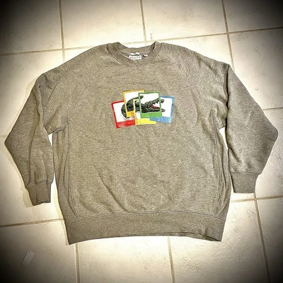 Lacoste X Polaroid Sweatshirt Unisex Live Photo Collaboration Grey Size 3XL - Image 1 of 4