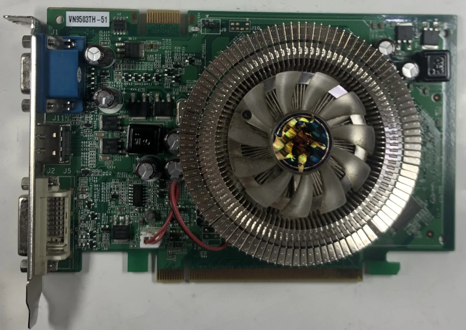 Biostar GeForce 9500 GT 512MB DDR3 PCI-E Graphics Card- VN9503TH-51 - Image 1 of 1