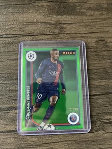 2023-24 Topps Merlin Uefa Club Competitions Ousmane Dembele Green /99 - Picture 1 of 2