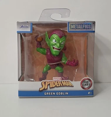MetalFigs Green Goblin Figure Marvel Spider-Man Jada Toys Die Cast Metal 2.5" - Image 1 of 4