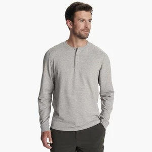 Vuori Shirt Men’s Austin Henley Performance Light Heather Gray V175 Sz L - Picture 1 of 13