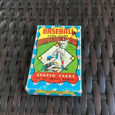 1950s Built-Rite Baseball Card Game Blue Box No. 443 Made In USA Complete-44 - Image 1 of 4